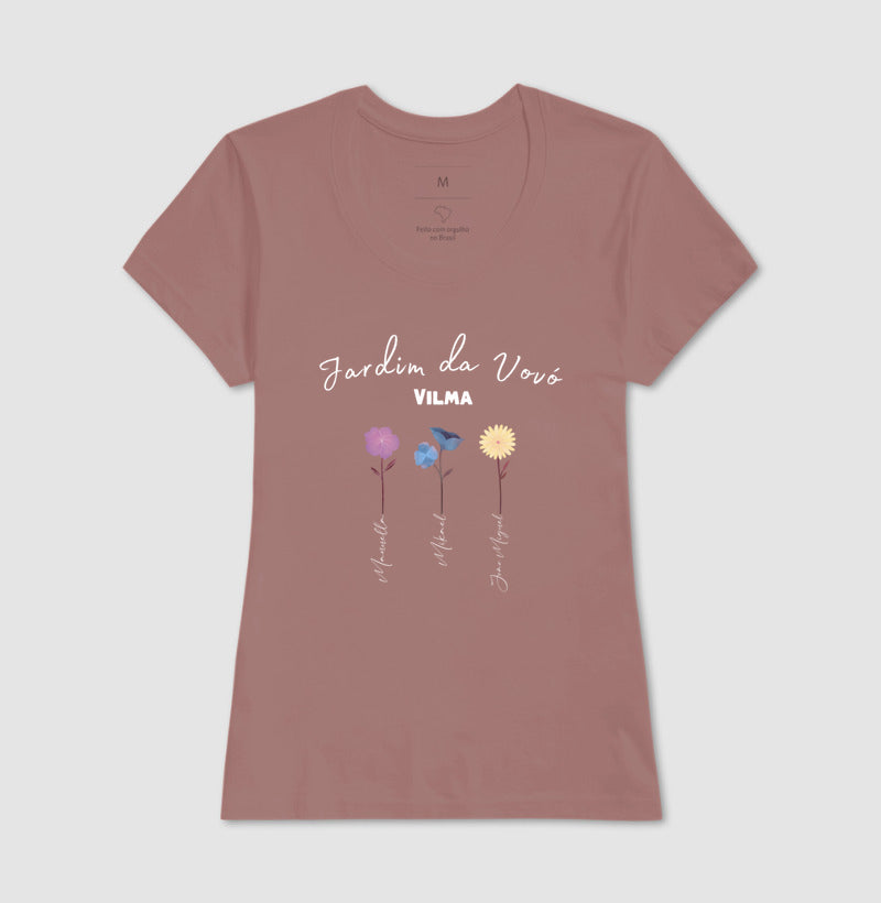 Camiseta Personalizada - Jardim da Vovó