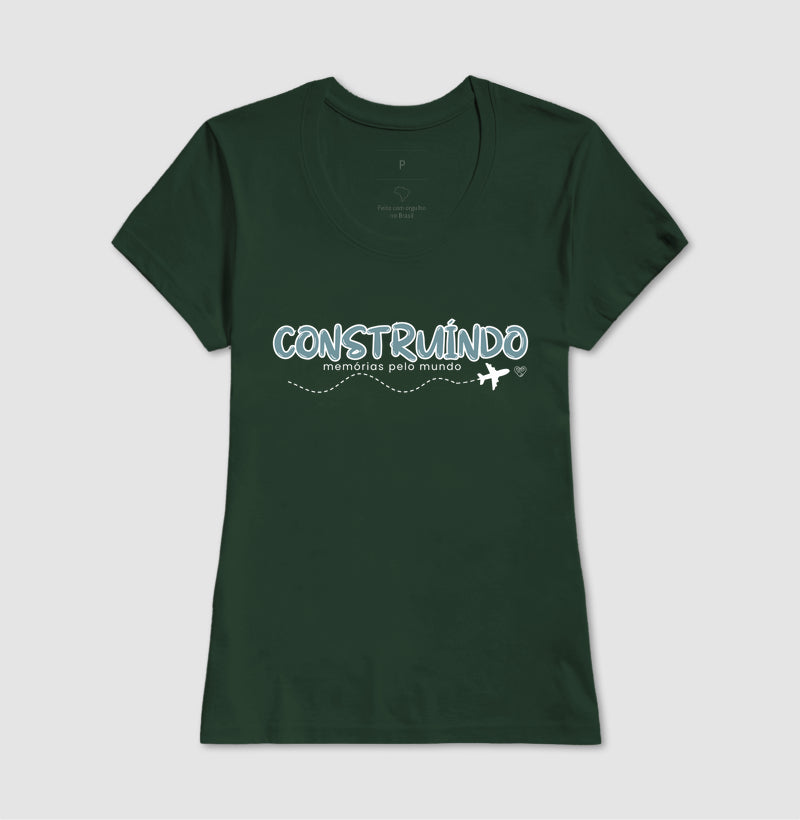 Camiseta Viagem Construindo Memórias pelo Mundo