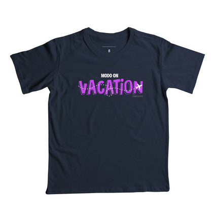 Camiseta Infantil Viagem Vacation Modo on