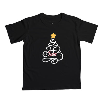 Camiseta Infantil Natal Árvore de Jesus