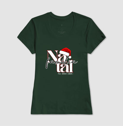 Camiseta Natal Paz, união e amor