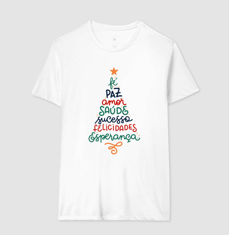Camiseta Natal Árvore da positividade