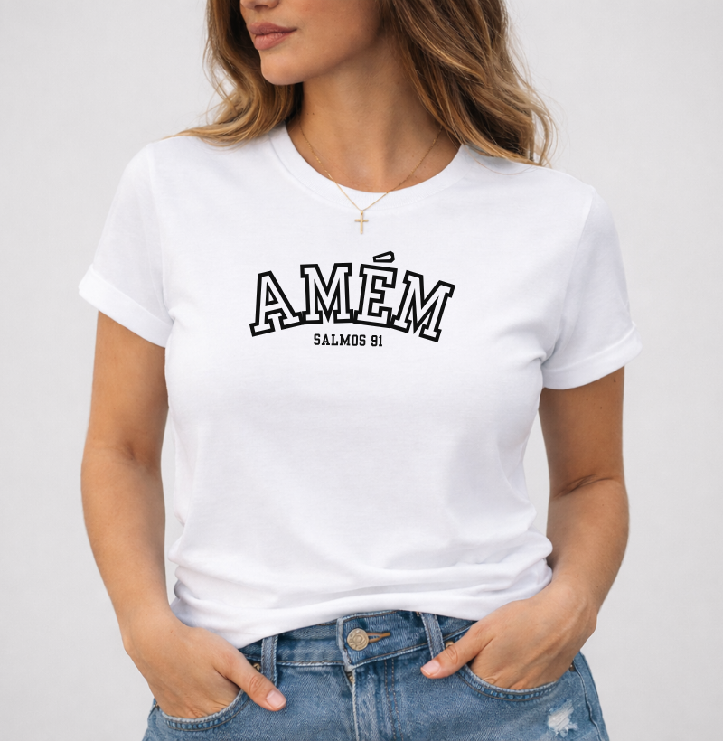 Camiseta Amém Salmo 91