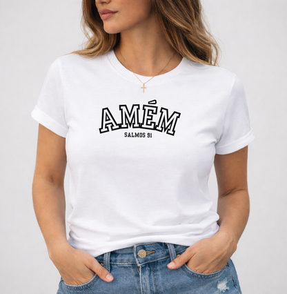 Camiseta Amém Salmo 91