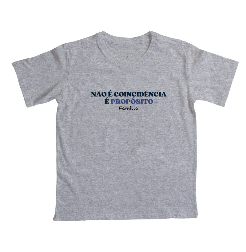 Camiseta Infantil - Não é coicidência