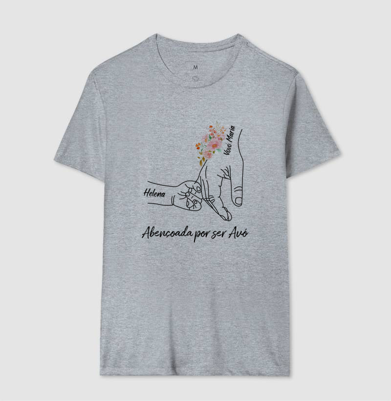 Camiseta Personalizada Abençoada por ser avó