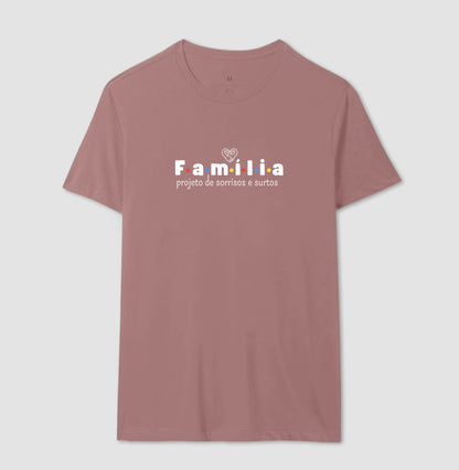 Camiseta Família - Projeto de sorrisos e caos