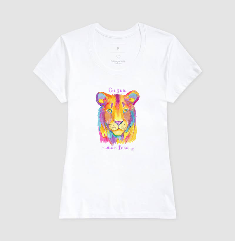 Camiseta Mãe Leoa