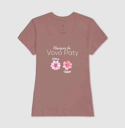 Camiseta Personalizada Florescer da Vovó