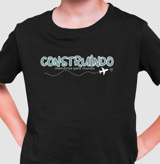 Camiseta Infantil- Construindo Memórias pelo Mundo