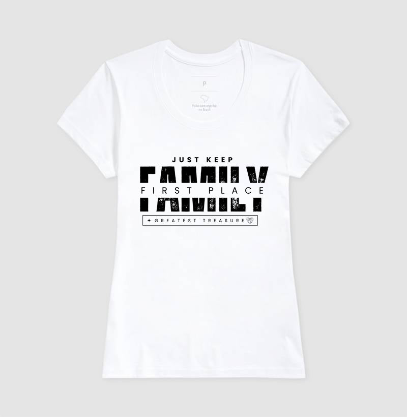 Camiseta Família - Just Keep Family