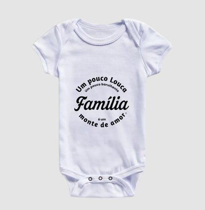 Body Infantil Família um monte de amor
