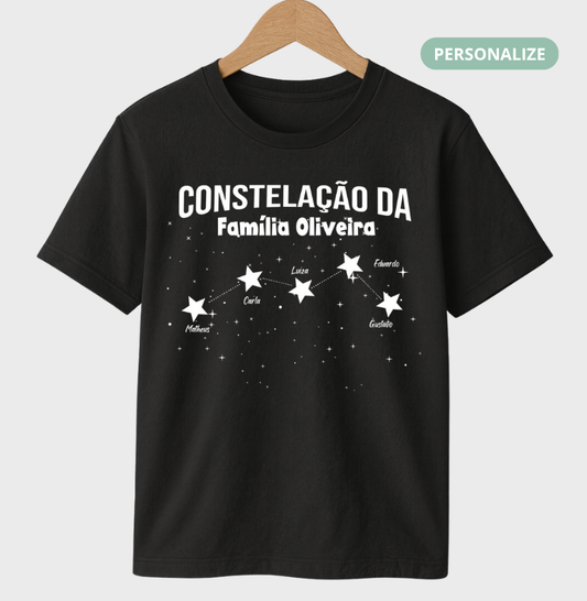 Camiseta Personalizada - Constelação Familiar