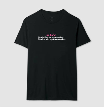Camiseta Personalizada - Eu sou maior do que a dor
