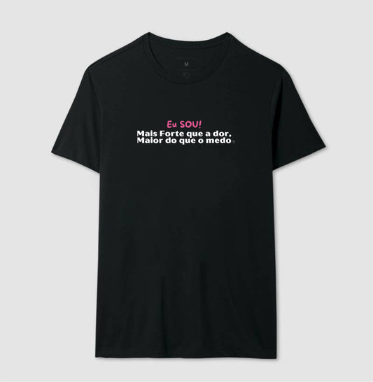 Camiseta Personalizada - Eu sou maior do que a dor