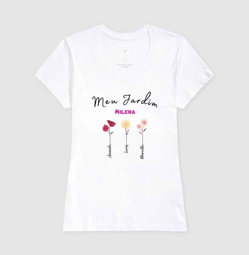Camiseta Personalizada Jardim da Mamãe