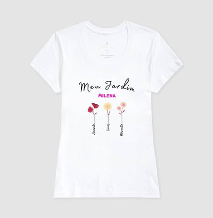 Camiseta Personalizada Jardim da Mamãe