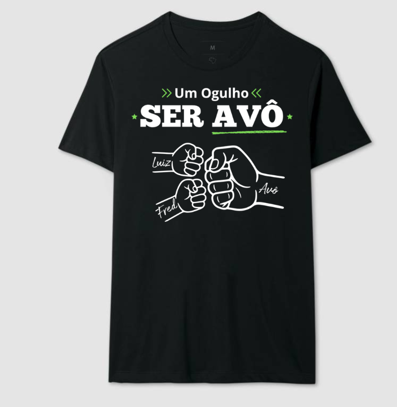 Camiseta Personalizada Orgulho Ser Avô