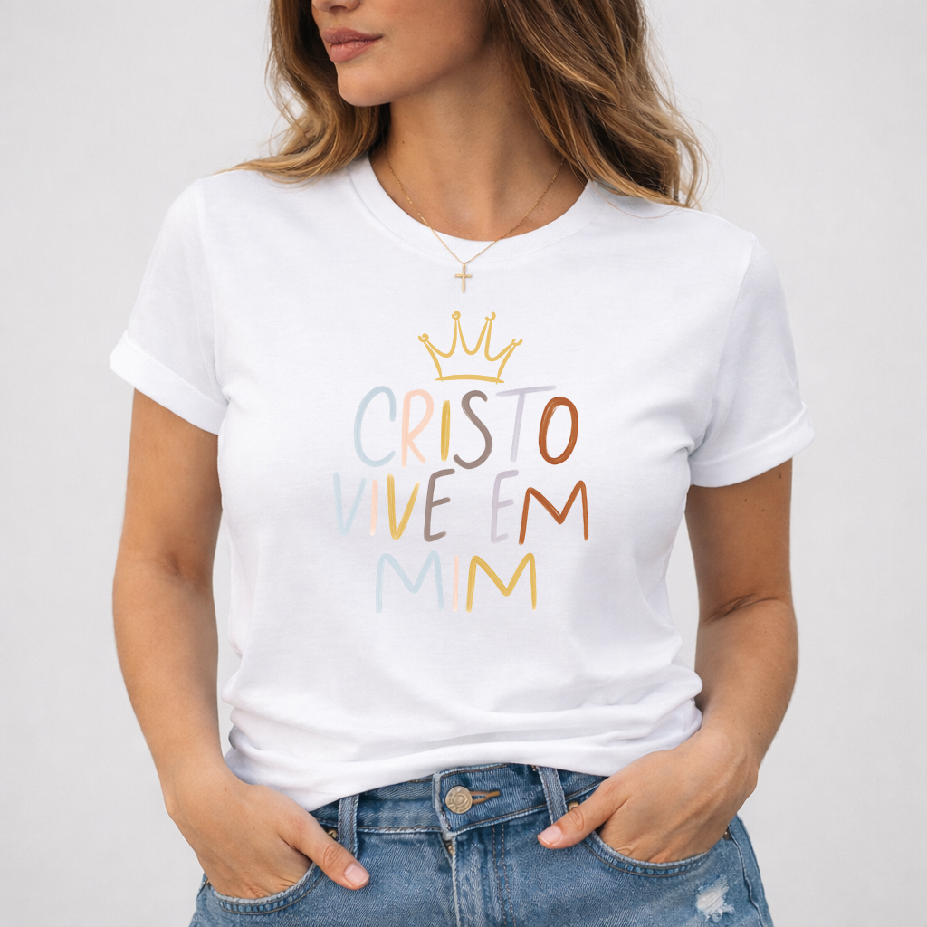Camiseta Cristo Vive em Mim