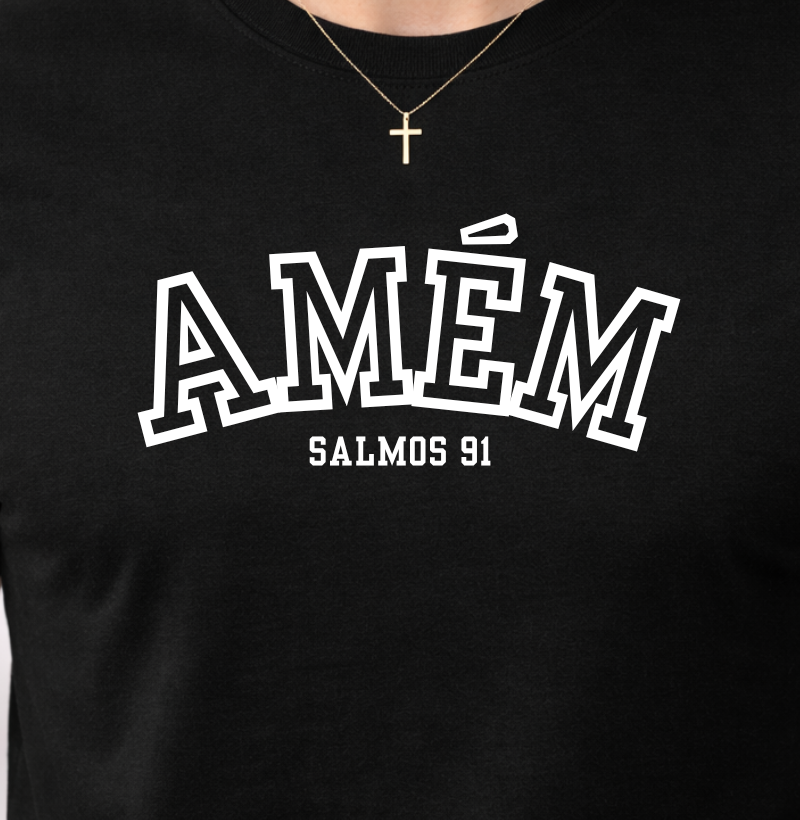 Camiseta Amém Salmo 91