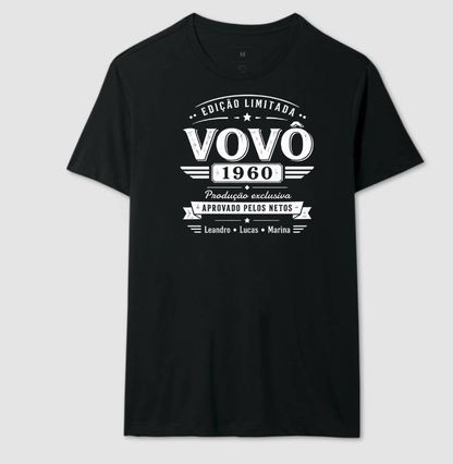 Camiseta Personalizada Avô Edição Limitada