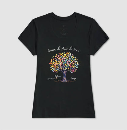 Camiseta Personalizada Raízes do amor da vovó
