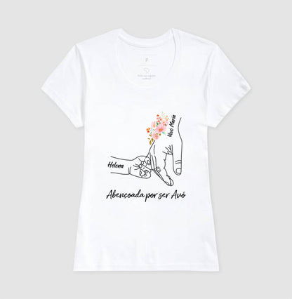 Camiseta Personalizada Abençoada por ser avó