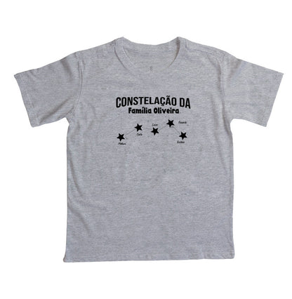 Camiseta Infantil Personalizada - Constelação Familiar