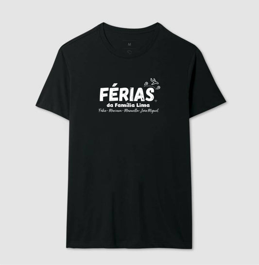 Camiseta Personalizada - Férias em Família