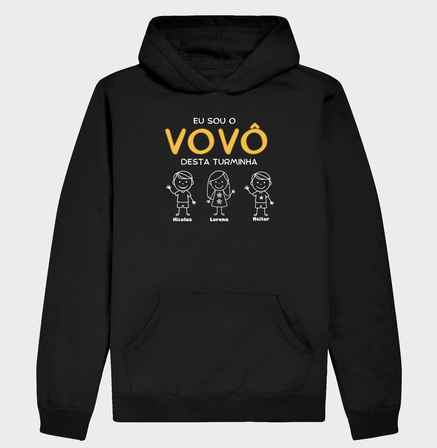 Moletom Personalizado Vovô/ Vovó desta turminha
