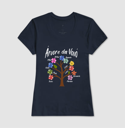 Camiseta Personalizada Árvore da Vovó