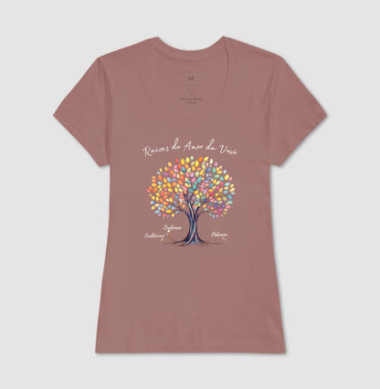 Camiseta Personalizada Raízes do amor da vovó