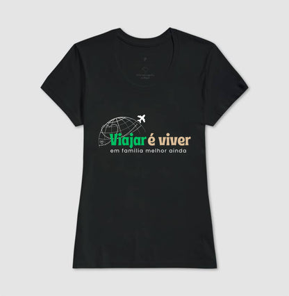 Camiseta - Viajar é Viver