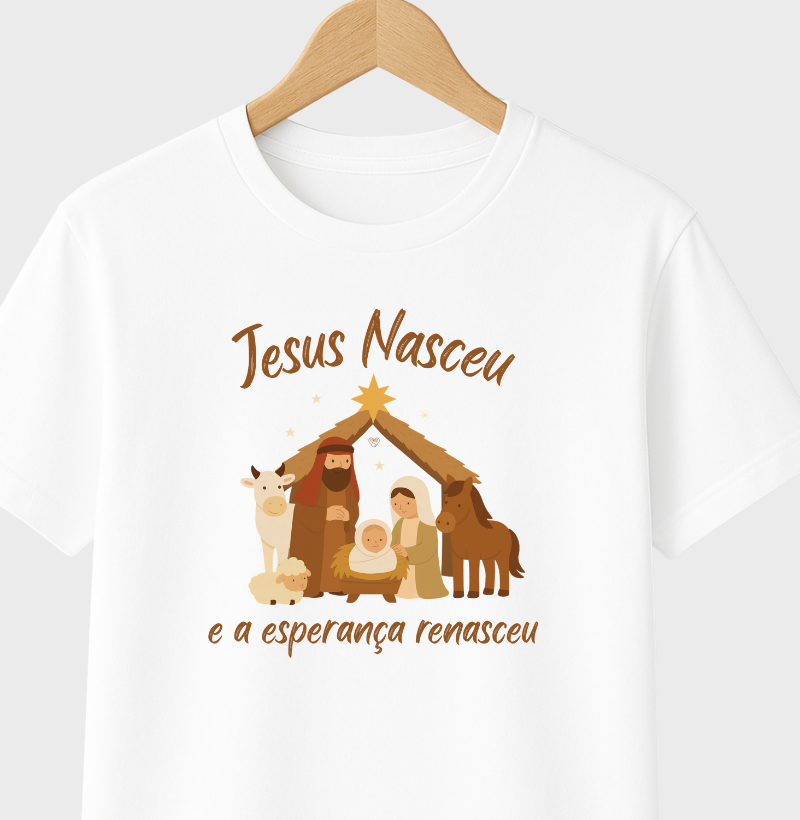 Camiseta Jesus Renasceu