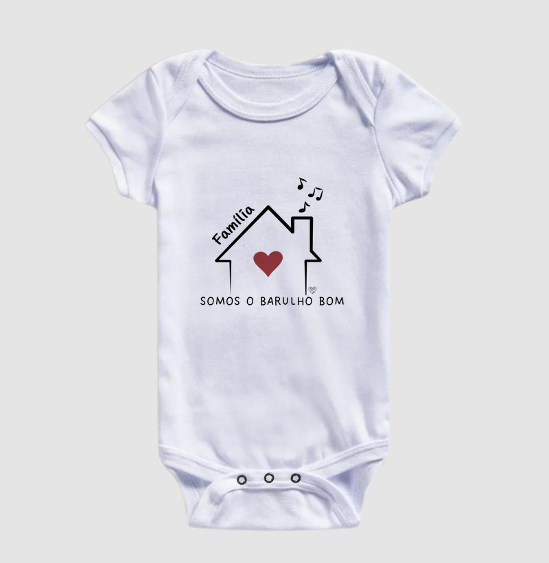 Body Infantil Família Somos o barulho bom