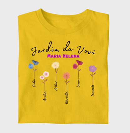 Camiseta Personalizada - Jardim da Vovó