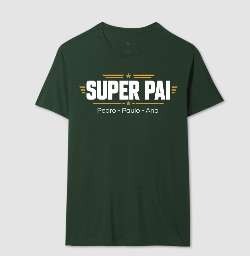 Camiseta Personalizada Super Pai