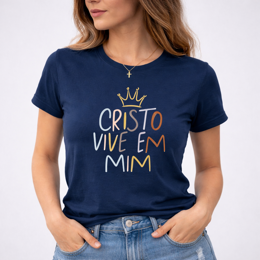 Camiseta Cristo Vive em Mim