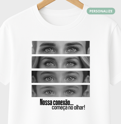 Camiseta Personalizada Olhares