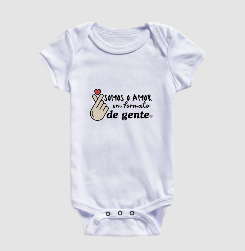 Body Infantil Família Formato de Gente