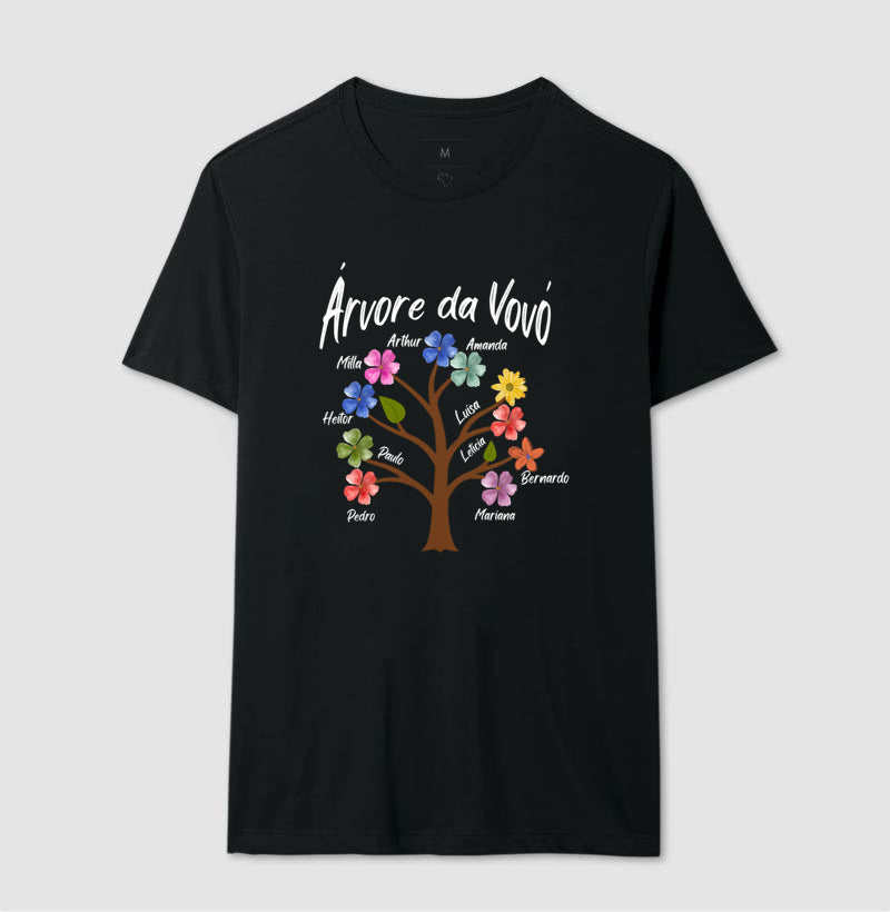Camiseta Personalizada Árvore da Vovó