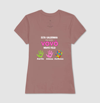 Camiseta Personalizada Esta Galerinha faz a Vovó muito Feliz