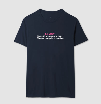 Camiseta Personalizada - Eu sou maior do que a dor