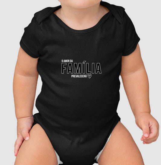 Body Infantil Família o amor prevalecerá