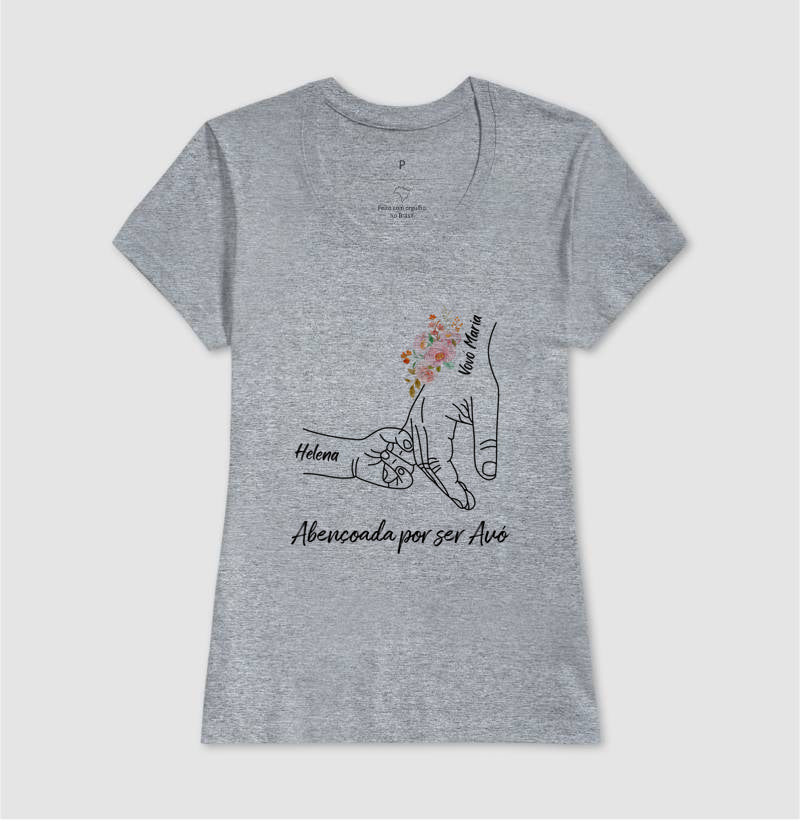Camiseta Personalizada Abençoada por ser avó