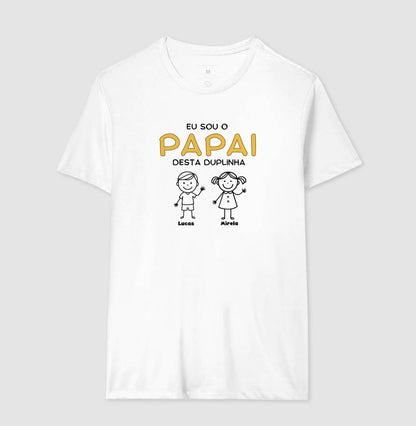 Camiseta Personalizada Eu sou o Papai desta turminha