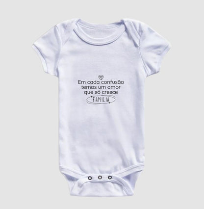 Body Infantil - Família Confusão e amor que só cresce