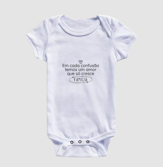Body Infantil - Família Confusão e amor que só cresce