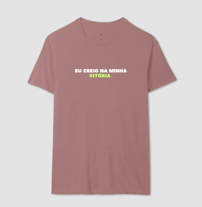 Camiseta Personalizada - Eu creio na vitória