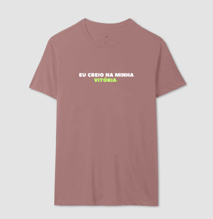 Camiseta Personalizada - Eu creio na vitória